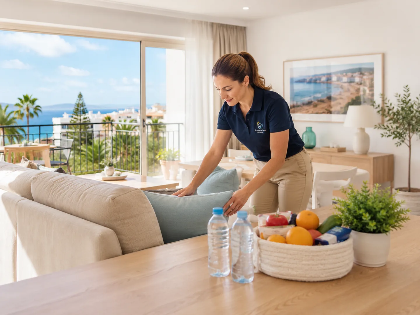 Preparing a second home before the owner arrives